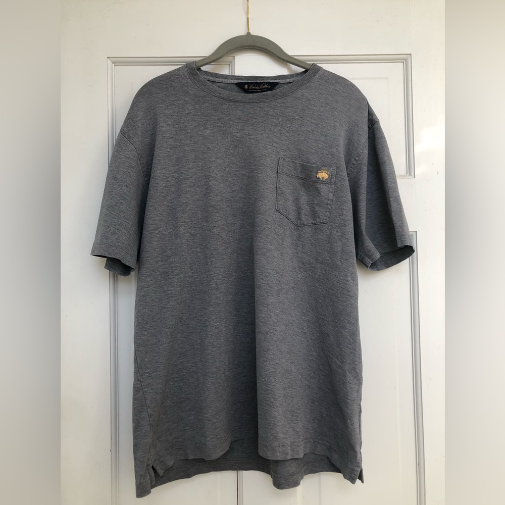 Brooks Brothers Men’s Gray Short Sleeve Tee